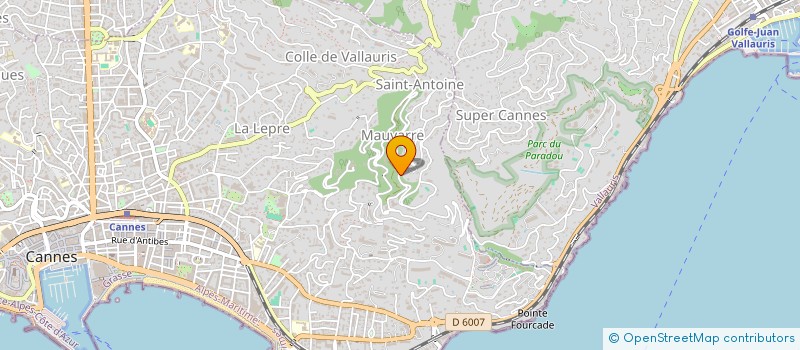 localisation de l'entreprise MADAME JENNA FABRER  CANNES