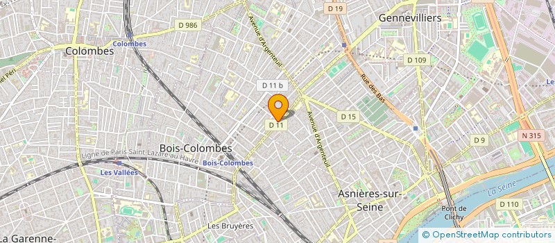 localisation de l'entreprise MADAME JENNA FEDJER à BOIS-COLOMBES