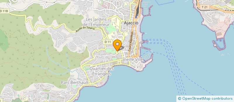 localisation de l'entreprise MADAME JENNA FORCONI à AJACCIO