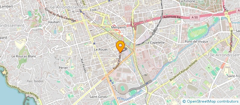 localisation de l'entreprise MADAME JENNA HAMAMI  MARSEILLE