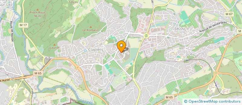 localisation de l'entreprise MADAME JENNA KHELIFI  CLAPIERS