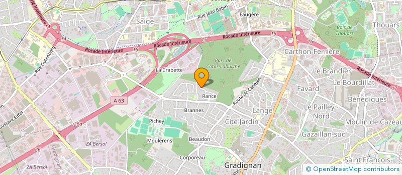 localisation de l'entreprise MADAME JENNA ZEIGNEUR  GRADIGNAN