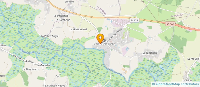 localisation de l'entreprise MADAME JENNAI BAKHA  CHEIX-EN-RETZ