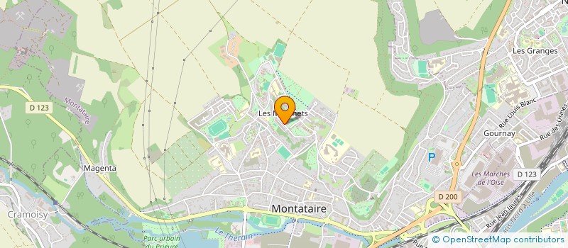 localisation de l'entreprise MADAME JENNAT KARAOUD  MONTATAIRE