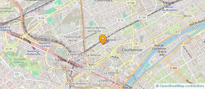 localisation de l'entreprise MADAME JENNE CADEAC-VERHEIJ à COURBEVOIE