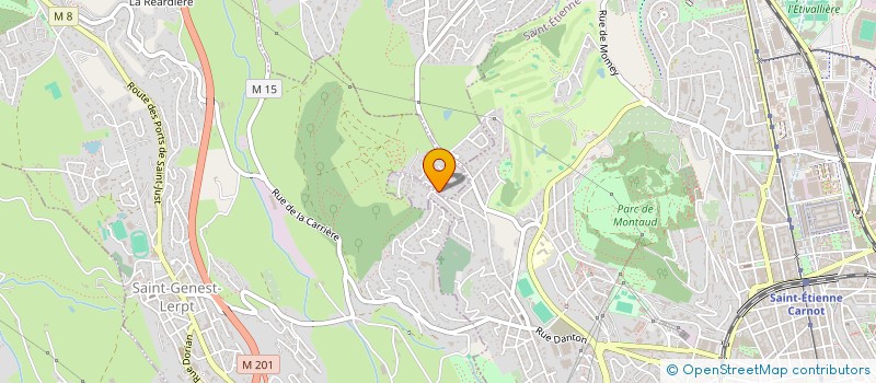 localisation de l'entreprise MADAME JENNIE LAJOIE  SAINT-GENEST-LERPT