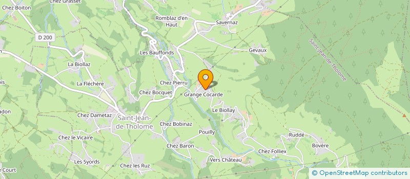 localisation de l'entreprise MADAME JENNIE LALLIARD  SAINT-JEAN-DE-THOLOME