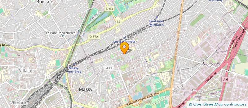 localisation de l'entreprise MADAME JENNIE PENDA à ANTONY