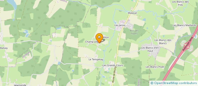 localisation de l'entreprise MADAME JENNIE PERRIN  MARBOZ