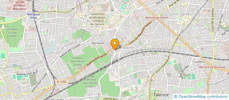 localisation de l'entreprise MADAME JENNIFE YEASSA  TALENCE