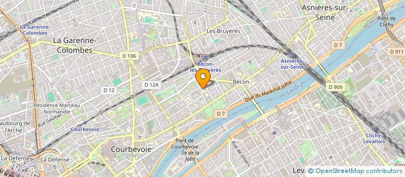 localisation de l'entreprise MADAME JENNIFER ABITTAN à COURBEVOIE