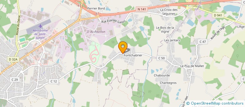 localisation de l'entreprise MADAME JENNIFER ADAM à SAINT JUNIEN