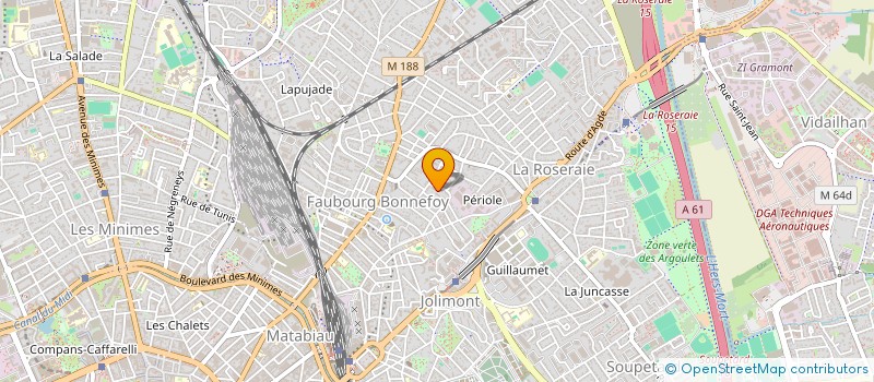 localisation de l'entreprise MADAME JENNIFER AIACH à TOULOUSE