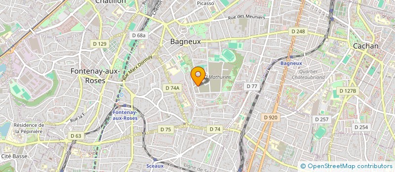 localisation de l'entreprise MADAME JENNIFER AILOUNAKIN à BAGNEUX