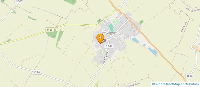 localisation de l'entreprise MADAME JENNIFER ALLARD  WAVIGNIES