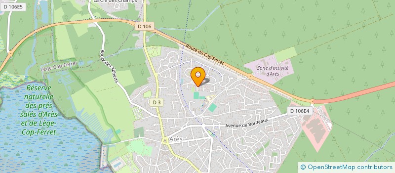 localisation de l'entreprise MADAME JENNIFER ANAIS BAUDIN  ARES