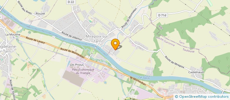 localisation de l'entreprise MADAME JENNIFER ANDRIEU  BESSIERES