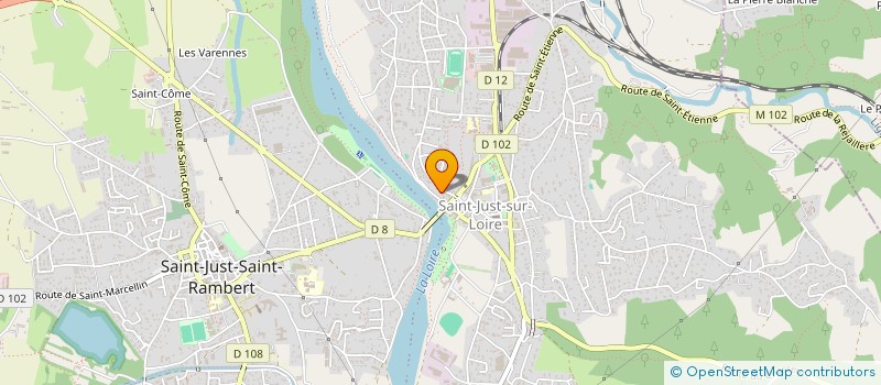 localisation de l'entreprise MADAME JENNIFER ANTIGNARD  SAINT-JUST-SAINT-RAMBERT