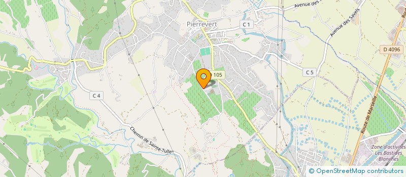 localisation de l'entreprise MADAME JENNIFER AOUACHRIA  PIERREVERT