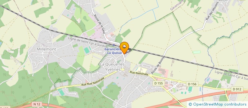 localisation de l'entreprise MADAME JENNIFER ARAUJO  LA QUEUE-LES-YVELINES