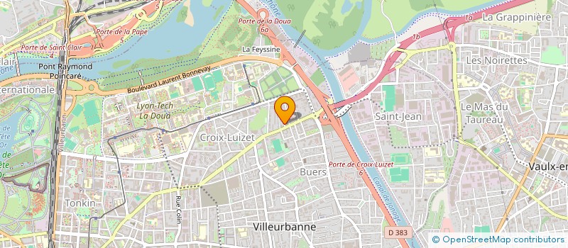 localisation de l'entreprise MADAME JENNIFER ASSIYA MARQUET  VILLEURBANNE