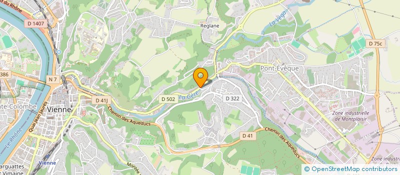 localisation de l'entreprise MADAME JENNIFER ASTIER  SAINT-CLAIR-DU-RHONE