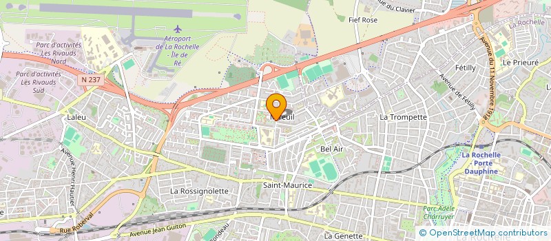 localisation de l'entreprise MADAME JENNIFER AURELI DELRIEUX  LA ROCHELLE