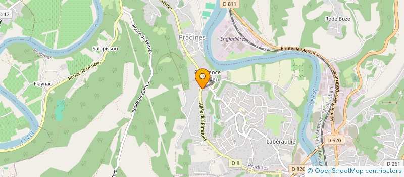 localisation de l'entreprise MADAME JENNIFER AVAZERI  PRADINES