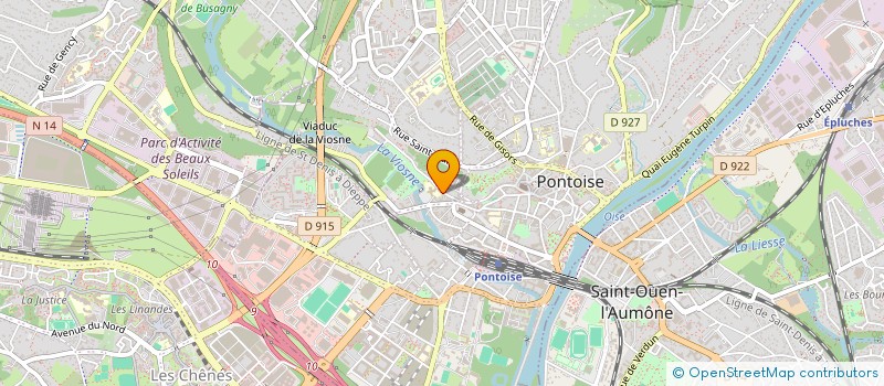 localisation de l'entreprise MADAME JENNIFER AZIZ SAAD à MERY-SUR-OISE