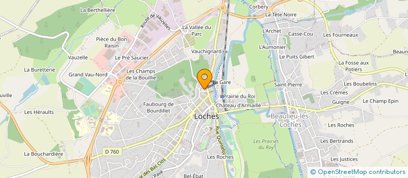 localisation de l'entreprise MADAME JENNIFER BAGIC  LOCHES