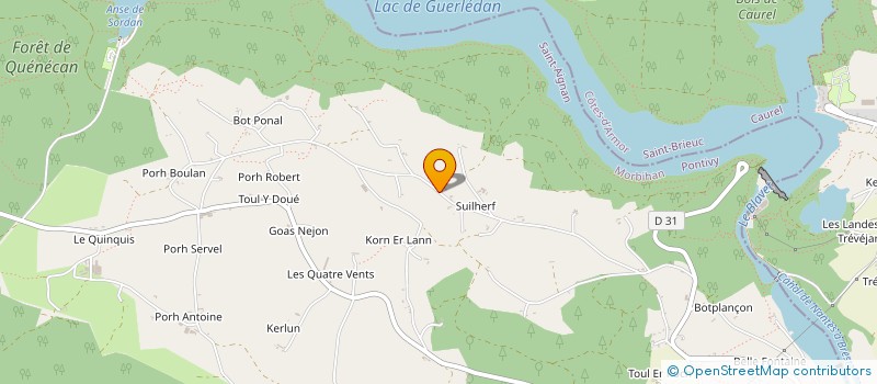 localisation de l'entreprise MADAME JENNIFER BAILLEUL  CLEGUEREC