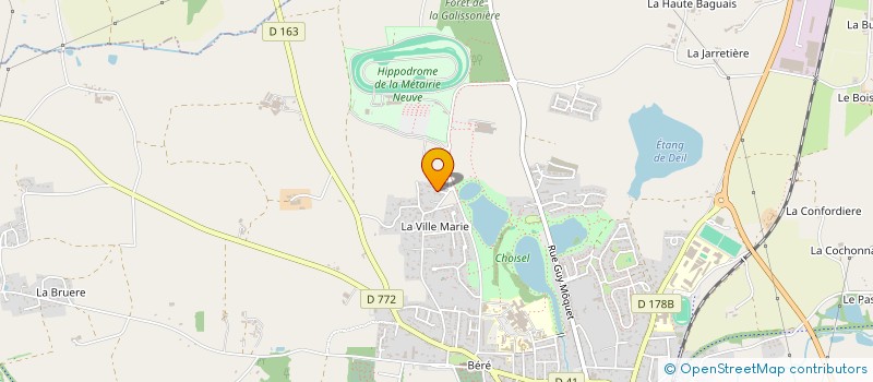 localisation de l'entreprise MADAME JENNIFER BALOIN  CHATEAUBRIANT