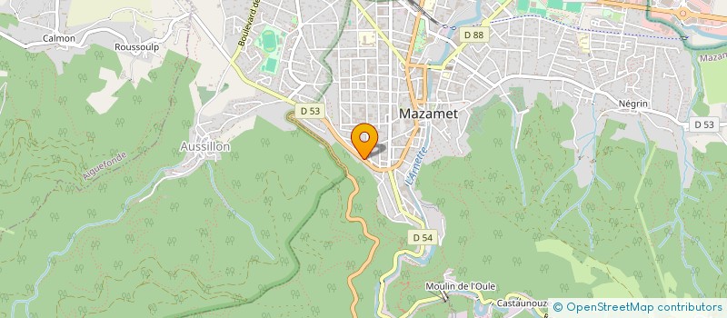 localisation de l'entreprise MADAME JENNIFER BARLOW  MAZAMET