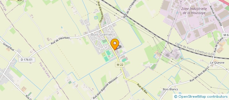 localisation de l'entreprise MADAME JENNIFER BAUDIER  BOIS-GRENIER