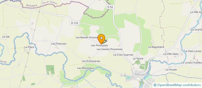 localisation de l'entreprise MADAME JENNIFER BAUDRY  MOUAIS