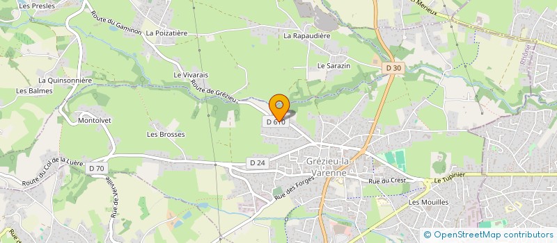 localisation de l'entreprise MADAME JENNIFER BEC-COTTE  GREZIEU-LA-VARENNE