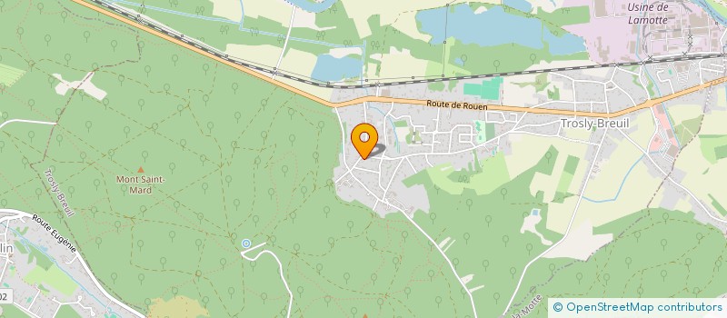 localisation de l'entreprise MADAME JENNIFER BELHACHE  TROSLY-BREUIL