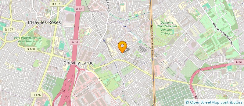 localisation de l'entreprise MADAME JENNIFER BELKHIOUR  CHEVILLY-LARUE