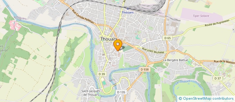 localisation de l'entreprise MADAME JENNIFER BELLAIS  THOUARS