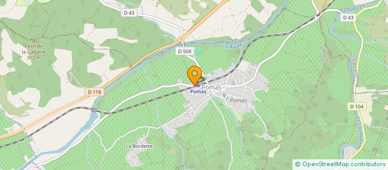 localisation de l'entreprise MADAME JENNIFER BEN YAHIA  ROUFFIAC-D'AUDE