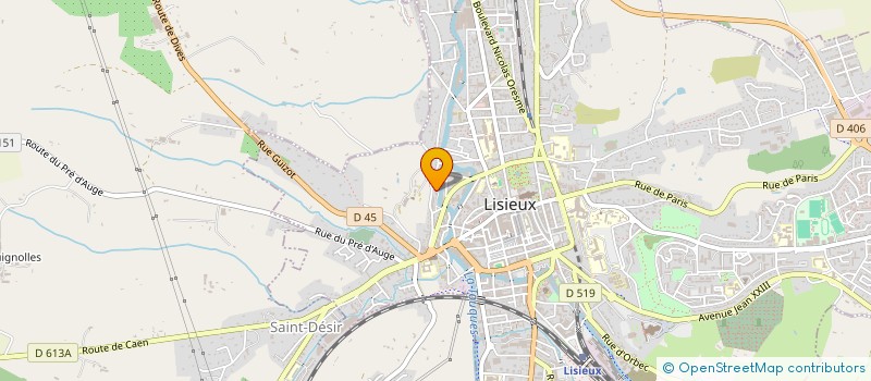 localisation de l'entreprise MADAME JENNIFER BENARD  LISIEUX