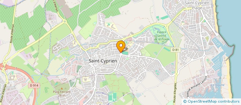 localisation de l'entreprise MADAME JENNIFER BERCHE  SAINT-CYPRIEN