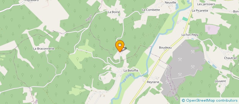 localisation de l'entreprise MADAME JENNIFER BERG  SAINT-JEAN-DE-COLE