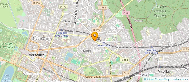 localisation de l'entreprise MADAME JENNIFER BERGER à VERSAILLES