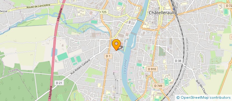 localisation de l'entreprise MADAME JENNIFER BERGONNIER  CHATELLERAULT