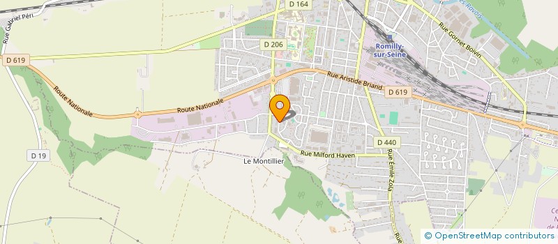 localisation de l'entreprise MADAME JENNIFER BERNARD  ROMILLY-SUR-SEINE