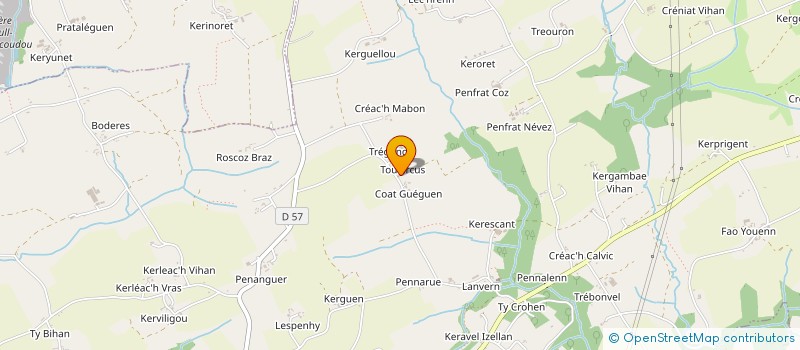 localisation de l'entreprise MADAME JENNIFER BERNARD  PLONEOUR LANVERN