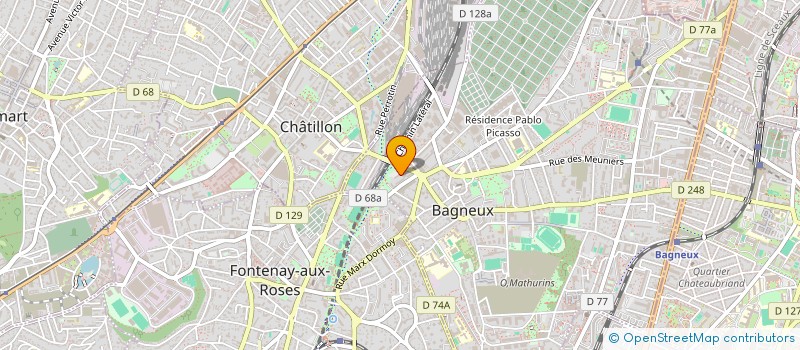 localisation de l'entreprise MADAME JENNIFER BERQUET à BAGNEUX