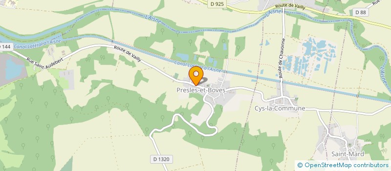 localisation de l'entreprise MADAME JENNIFER BERTAUT  PRESLES-ET-BOVES