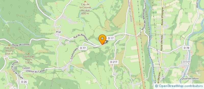 localisation de l'entreprise MADAME JENNIFER BETTS  AVEZAC-PRAT-LAHITTE